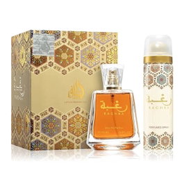 Lattafa Perfumes Raghba Gift Set 100ml EDP + 50ml Deodorant Spray