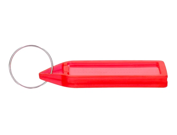 Q-connect Llavero Portaetiquetas Premium Rojo Caja de 40 Unidades