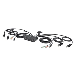 StarTech Switch KVM de 2 puertos con 2 monitores DisplayPort