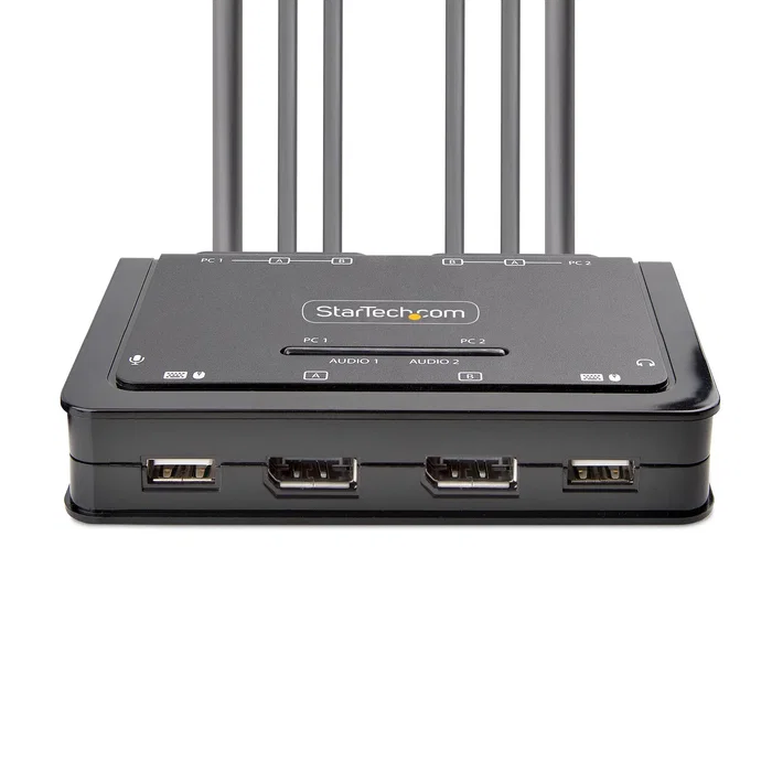 Switch KVM Startech C2-DD46-UA2-CBL-KVM 1,5 m Switch KVM Startech C2-DD46-UA2-CBL-KVM 1,5 m
