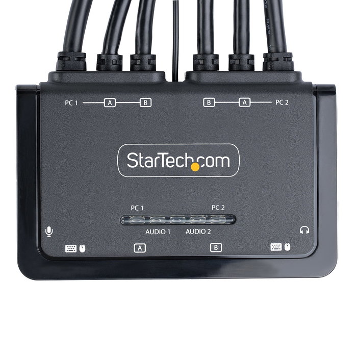 Switch KVM Startech C2-DD46-UA2-CBL-KVM 1,5 m Switch KVM Startech C2-DD46-UA2-CBL-KVM 1,5 m