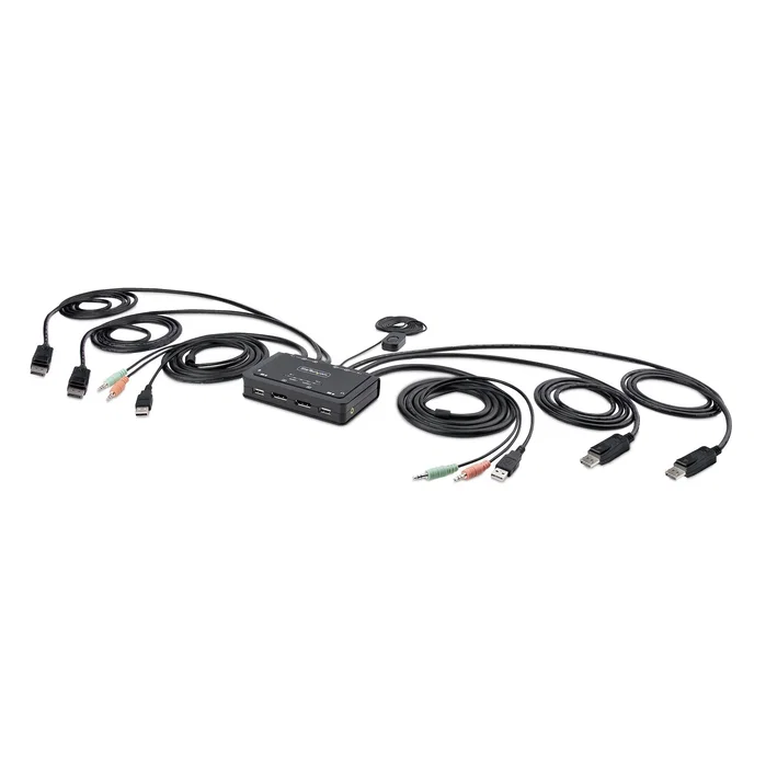 Switch KVM Startech C2-DD46-UA2-CBL-KVM 1,5 m Switch KVM Startech C2-DD46-UA2-CBL-KVM 1,5 m