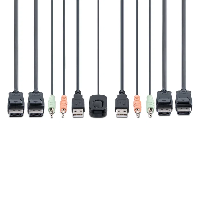 Switch KVM Startech C2-DD46-UA2-CBL-KVM 1,5 m Switch KVM Startech C2-DD46-UA2-CBL-KVM 1,5 m