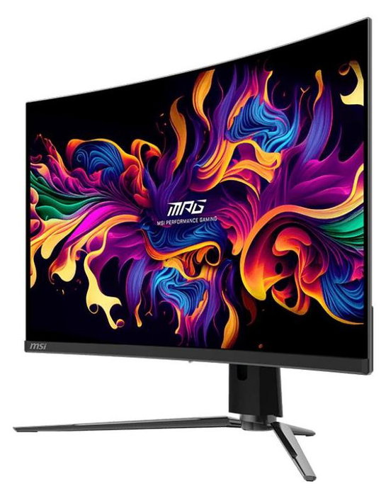 MSI Monitor Gaming MPG 321CURX QD-Final, 31.5" Curvo UHD 4K, 240 Hz, Panel QD-OLED, 0.03 ms, Altura Ajustable