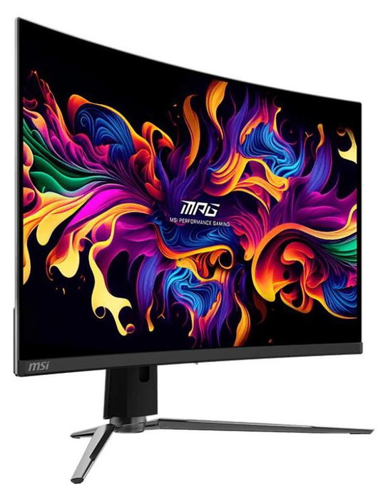 MSI Monitor Gaming MPG 321CURX QD-Final, 31.5" Curvo UHD 4K, 240 Hz, Panel QD-OLED, 0.03 ms, Altura Ajustable