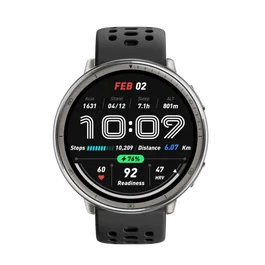 Amazfit W2437GL7N Smartwatch Active 2 Negro con Correa de Silicona