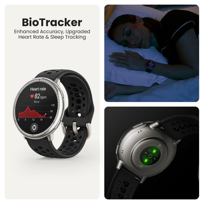 Smartwatch Amazfit Active 2 Negro Plateado Ø 44 mm