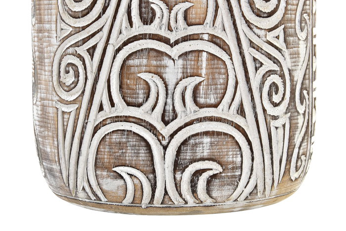 Macetero Balines DKD Home Decor Natural Marron 20 x 25 x 28 cm (2 Unidades)