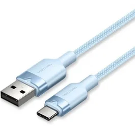 Vention Cable USB 2.0 Tipo-C Macho a Macho CTNLH - 2m, 60W, 480Mbps, Color Azul