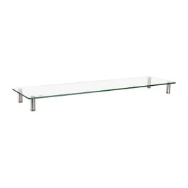 LogiLink Soporte de mesa para monitor de vidrio extra ancho