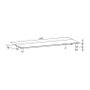 LogiLink Soporte de mesa para monitor de vidrio extra ancho