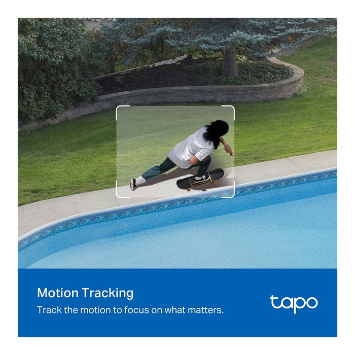 TP-Link Tapo C530WS(EU) Cámara Wi-Fi de Seguridad Exterior con Rotación Pan/Tilt, 2K