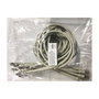 EQUIP 645600 Cable de Red Cat6A S/FTP 1m Gris, RJ45 Macho, Set de 10 Uds, 10 Gb/s, PoE++, Plug & Play
