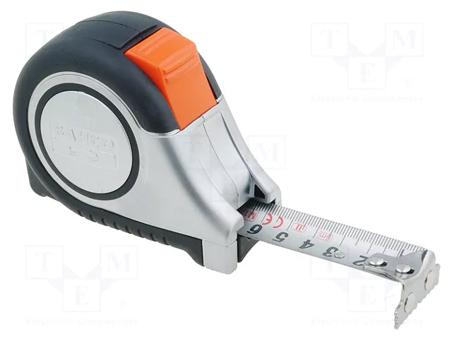 BAHCO Flexómetro de 5 m con cinta de 25 mm BAHCO Flexómetro de 5 m con cinta de 25 mm