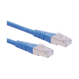 ROLINE Patchkabel Cat.6 Clase E S/FTP PiMF Azul 1,5m
