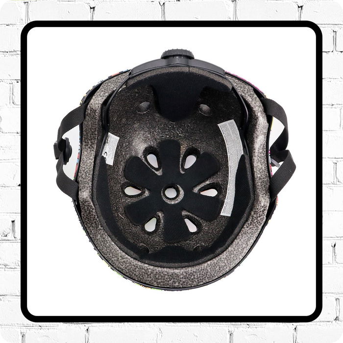 Deqube Casco 50-54Cm Grafiti para Niños 3-8 Años