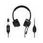 PORT Designs 901605 Auriculares USB con Micrófono Supraaural Diadema para Oficina 20-20000 Hz Negro