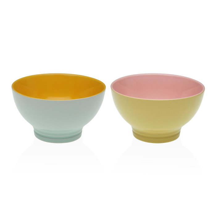 Versa Bowl Pastel Gres 13x6.7x7.5 cm (4 Unidades) Versa Bowl Pastel Gres 13x6.7x7.5 cm (4 Unidades)