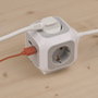 Brennenstuhl ALEA-Power Cubo de Enchufes con 4 Tomas y 2 USB-A