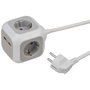 Brennenstuhl ALEA-Power Cubo de Enchufes con 4 Tomas y 2 USB-A