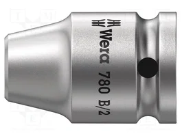WERA Adaptador bit hexagonal 5/16 pulg. a cuadrado 3/8 pulg. 10mm