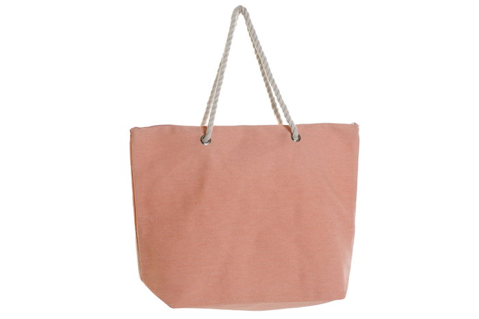 DKD Home Decor Bolso Beach en Verde Menta y Naranja, Surtido de 2 unidades