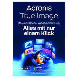 Acronis True Image Essentials Licencia 1 Año 3 Dispositivos ESD-DownloadESD Software Antivirus Antimalware Ciberprotección Seguridad Digital 2022