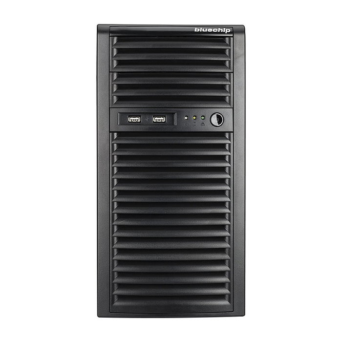 bluechip SERVERline T10301s Servidor Torre Intel Atom C3558 4 núcleos 16 GB DDR4 960 GB SSD 4 x Gigabit Ethernet