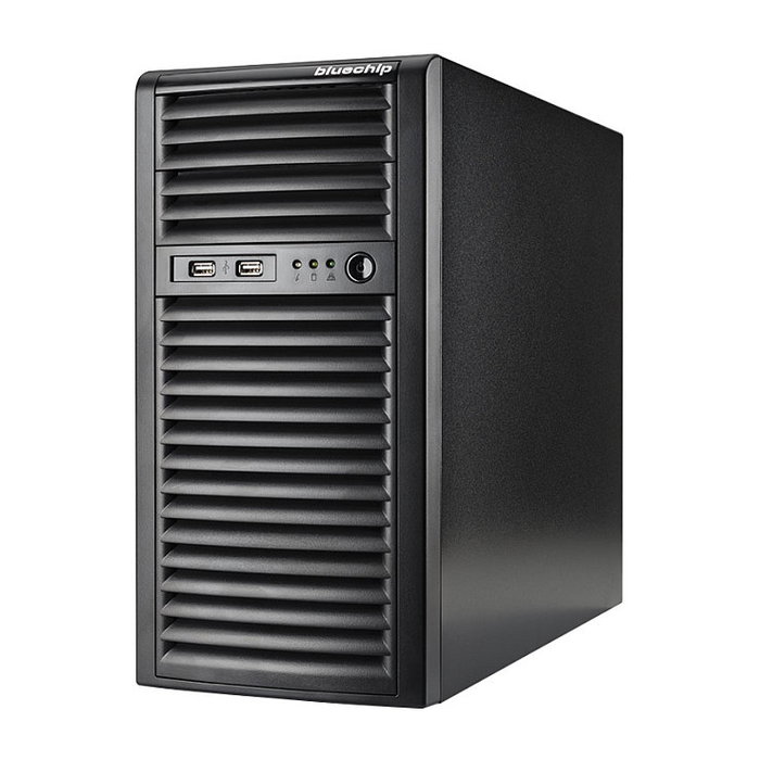 bluechip SERVERline T10301s Servidor Torre Intel Atom C3558 4 núcleos 16 GB DDR4 960 GB SSD 4 x Gigabit Ethernet