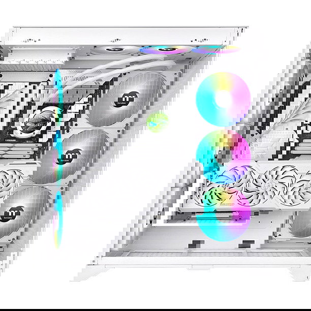 Thermaltake TH420 V2 Ultra EX ARGB Sync All-In-One Liquid Cooler Snow Edition con Ventilador de 14cm Blanco