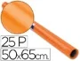 Sadipal Papel Charol Naranja Rollo 25 Hojas 50x65 cm Gramaje 65 g/m² Sadipal Papel Charol Naranja Rollo 25 Hojas 50x65 cm Gramaje 65 g/m²