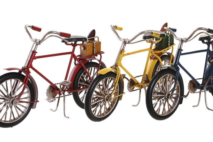 DKD Home Decor Vehículo Decoración Vintage Rojo Azul Metal 7.5 x 13 x 23 cm DKD Home Decor Vehículo Decoración Vintage Rojo Azul Metal 7.5 x 13 x 23 cm