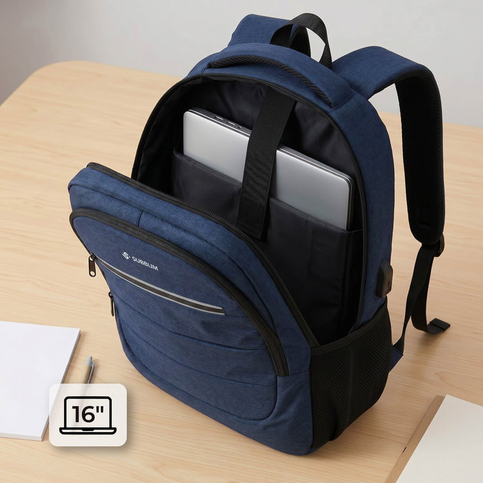 Subblim City Plus Backpack 16 26L Azul Subblim City Plus Backpack 16 26L Azul