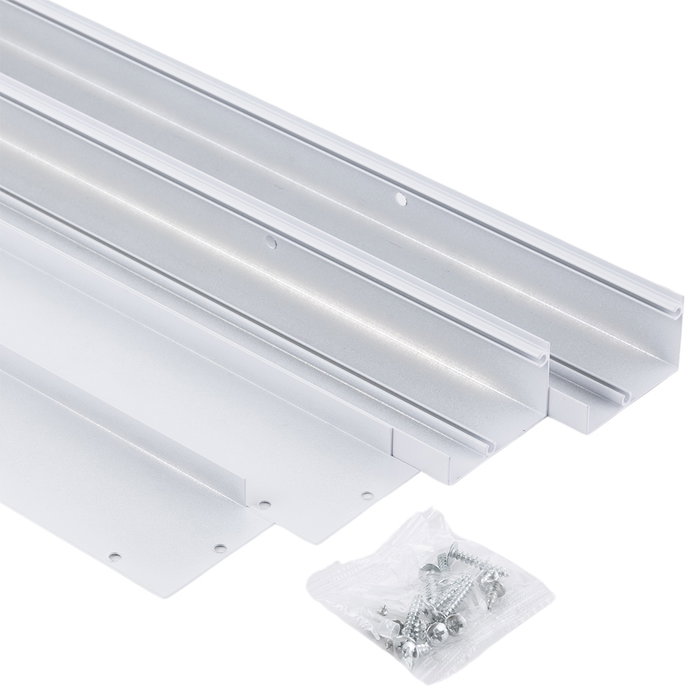 Marco de Instalación Superficie Panel LED 120x30cm Marco de Instalación Superficie Panel LED 120x30cm