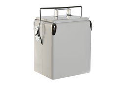 DKD Home Decor Nevera Terraza Y Jardin Blanco 24 x 43 x 32 cm 17 Litros Portatil