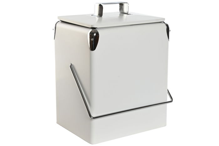 DKD Home Decor Nevera Terraza Y Jardin Blanco 24 x 43 x 32 cm 17 Litros Portatil