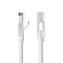 Vention Cable de Red Ethernet RJ45 Cat.6 UTP 5m Gris - 1000 Mbps Gigabit, Plug & Play, Conectores Chapados en Oro