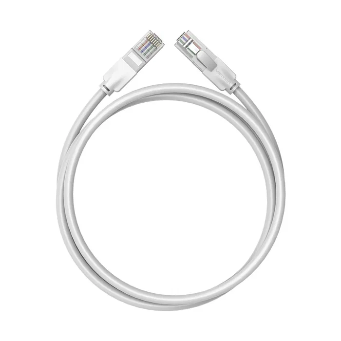 Vention Cable de Red Ethernet RJ45 Cat.6 UTP 5m Gris - 1000 Mbps Gigabit, Plug & Play, Conectores Chapados en Oro