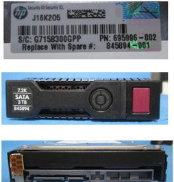 Hewlett Packard Enterprise Disco Duro 3TB 7200 rpm 3.5" SATA 6Gbps