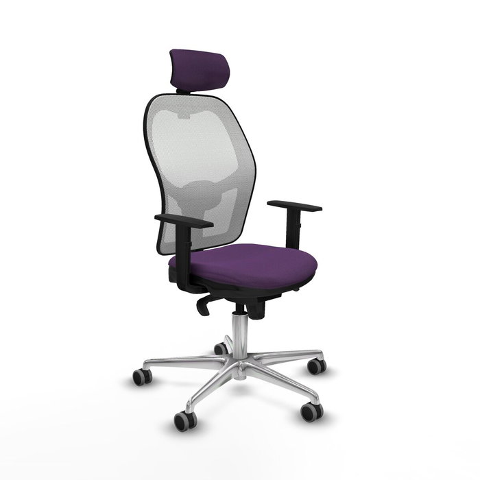PIQUERAS Y CRESPO Silla de oficina Jorquera Morada y Blanca PIQUERAS Y CRESPO Silla de oficina Jorquera Morada y Blanca