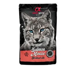Alpha Spirit Feline Mousse Salmón Esterilizado 24x85 gr