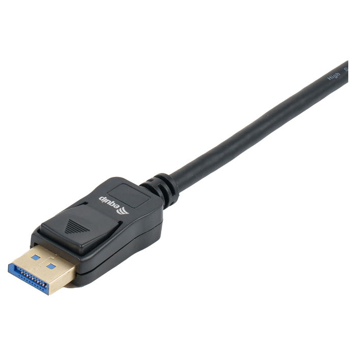 EQUIP Cable DisplayPort 2.1 119272, 2 metros, 16K/60Hz, 40Gbps, HDCP, HDR, DisplayPort Macho a Macho