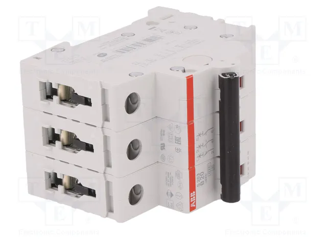 ABB S200 Interruptor magnetotérmico 20A 3 polos 6kA