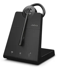 Jabra Engage 45 SE Auriculares Inalámbricos con Gancho de Oreja, Diadema para Oficina y Centro de Llamadas, Negro