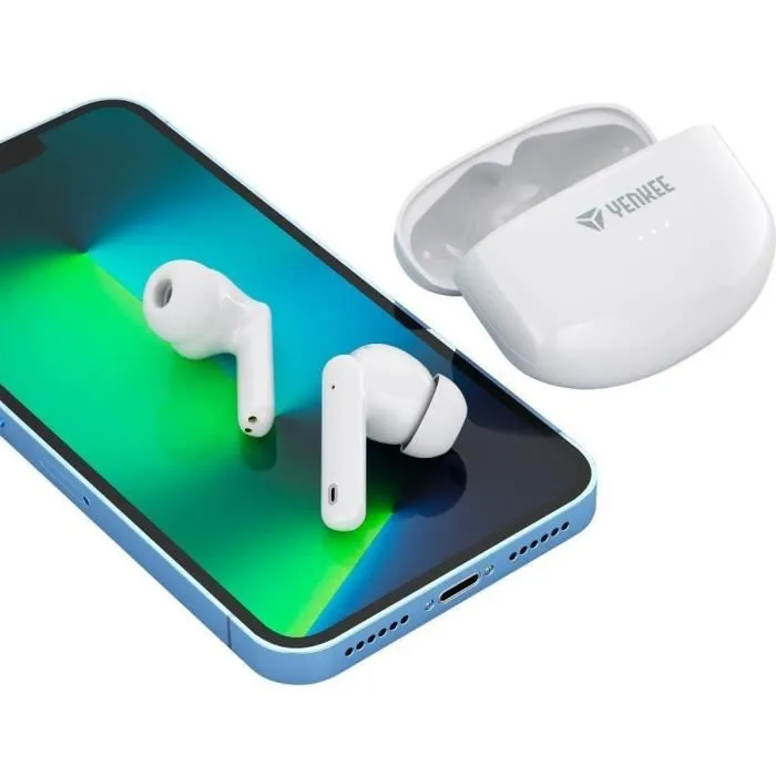 Yenkee Auriculares Inalámbricos Recargables TWS YHP 08BT ANC Yenkee Auriculares Inalámbricos Recargables TWS YHP 08BT ANC