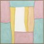 DKD Home Decor Set de 2 Cuadros Lienzo Abstractos 102x102 cm, Rosa, Turquesa y Blanco