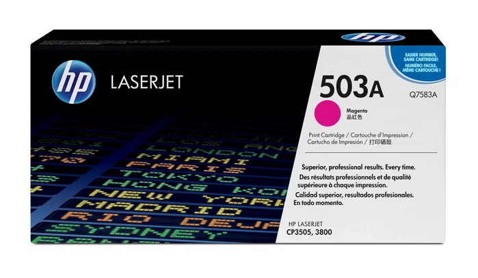 HP 503A Cartucho de Tóner Original LaserJet Magenta HP 503A Cartucho de Tóner Original LaserJet Magenta