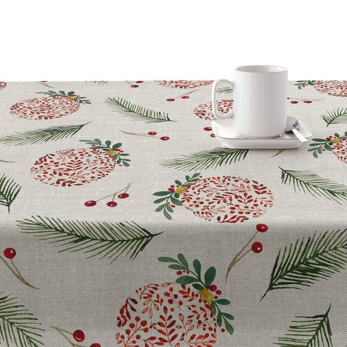 Mantel resinado antimanchas Belum Merry Christmas Multicolor 150 x 150 cm