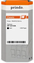 Prindo Cartucho de tinta negro PRIHPCZ133A Classic XL