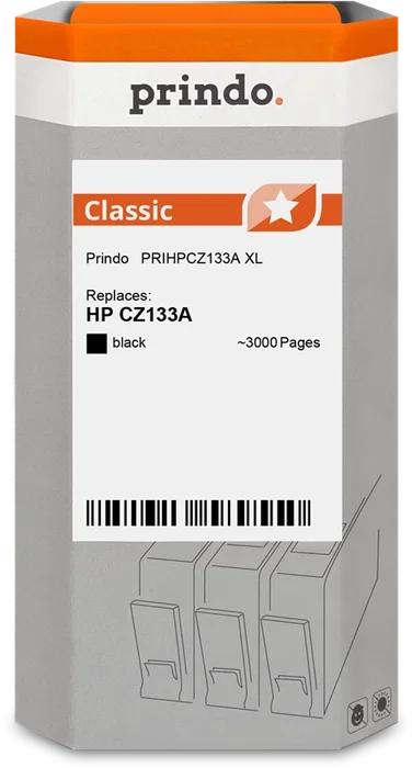 Prindo Cartucho de tinta negro PRIHPCZ133A Classic XL Prindo Cartucho de tinta negro PRIHPCZ133A Classic XL